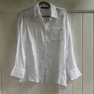 Brand New Zara Open Back Blouse